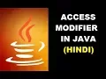 Access Modifiers in Java Hindi