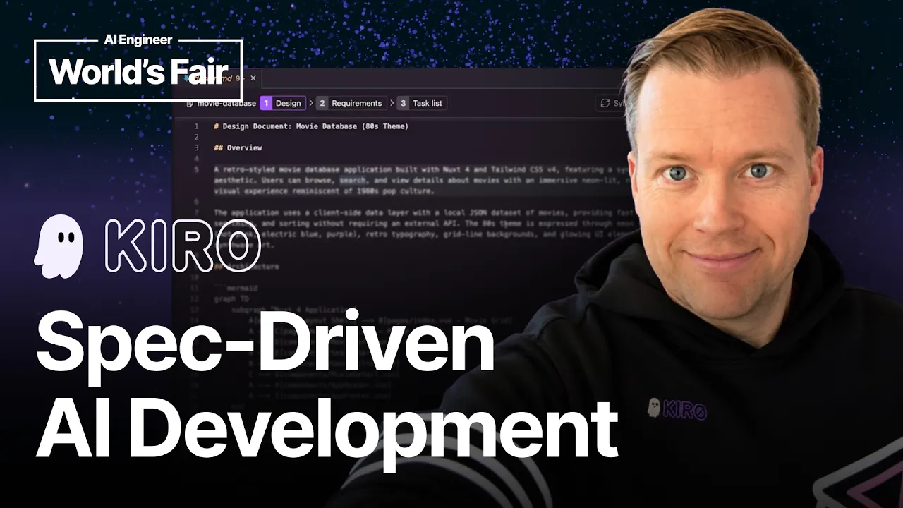 Using Spec-Driven Development for Production Workflows - Erik Hanchett, AWS: video thumbnail