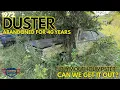 340 DUSTER ABANDONDED for 40 years Can we get it out of the woods