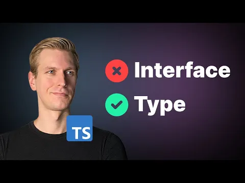 Why I use Type and not Interface in TypeScript - YouTube thumbnail