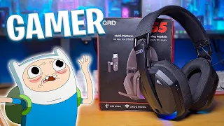 Audifonos INALAMBRRICOS GAMING sin LAG | Compatibles con PS5, Xbox y PC | QRD A55