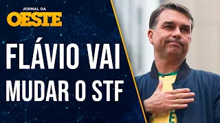 ELEIÇÕES 2026: Flávio promete indicar 5 ministros ao STF e endurecer combate ao crime
