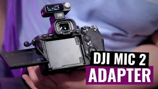 dji mic 2 hot shoe adapter for sony cameras