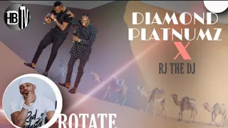 diamond platnumz x rj the dj rotate official live video dance 