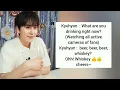 KYUHYUN : I'M WORRIED THAT FANS WILL BE TOO ADDICTED TO ME ..