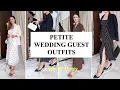 Wedding Guest Outfit Ideas Petite Polka Dot Dress Petite dresses wedding guests