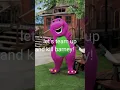 I hate you you hate me let s team up and kill barney and RPG and a 4 x 4 no more purple dinosaur