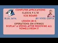 Java program to remove all vowels from a string