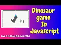 How to Make Dinosaur Game in JavaScript HTML and CSS Makershala