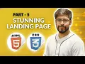 HTML Tutorial For Beginners Make Stunning Landing Page Hindi Part 5
