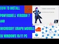 How to Install Powershell version 7 and Install Microsoft Graph Module in Windows step by step