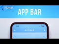 APP BAR Flutter Widget of the Day
