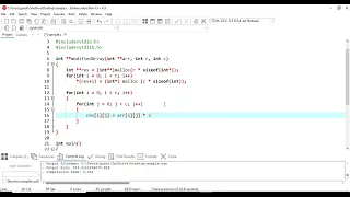 Functions Passing 2D Array as Function Argument in C C Tutorial