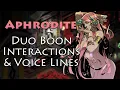 Aphrodite Duo Boon Dialogue - Hades