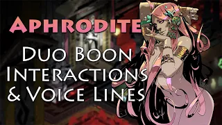 Aphrodite Duo Boon Dialogue - Hades