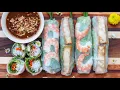 Fresh Spring Rolls Fried Tofu Shrimp-Pork Version