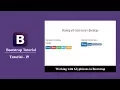 Bootstrap tutorials for beginners 19 - How to use glyphicons in bootstrap