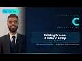 Learn C in Arabic - Building process intro to array