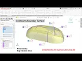Solidworks Boundary Surface Solidworks Practice Exercise 30 Boundary Surface with Guide Curves
