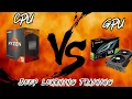 GPU vs CPU in Machine Learning with Tensorflow and an Nvidia RTX 3070 vs AMD Ryzen 5900X