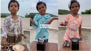5 different evening snacks/ Real miniature cooking #kidscooking #miniature #snacks #viral #kidsvideo