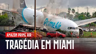 Avião Cargueiro Varou a Pista em Miami #LiveExtra