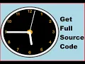 Real Time Analog Clock with HTML CSS JS