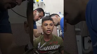 أنا حي بدي أصلي رد فتى فلسطيني عقب إصابته برصاص الاحتلال في مخيم النصيرات 