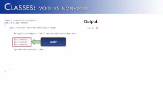 Classes Part 8 Void vs Non-Void Java