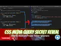 CSS Media Query Secret Reveal