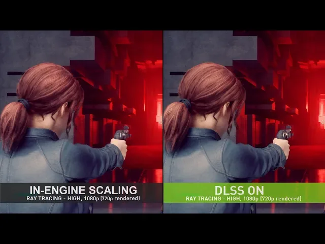NVIDIA DLSS - In-Engine Scaling vs. DLSS