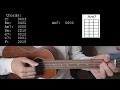 la vie en rose EASY Ukulele Tutorial With Chords