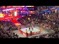 JoJo makes the prematch announcement for Roman Reigns vs Brock Lesnar