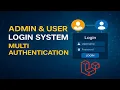 Admin User Login System in Laravel Multi Authentication in Laravel