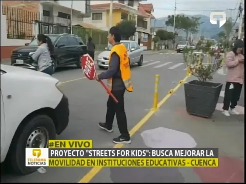 Proyecto Streets for Kids Busca mejorar la movilidad en instituciones educativas - Cuenca