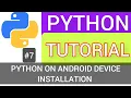 How to install Python on mobile device