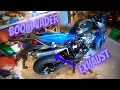 Boom Vader Exhaust Install Grom Clone