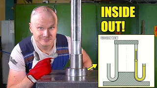 We Made a Steel Pipe Turn Itself Inside Out