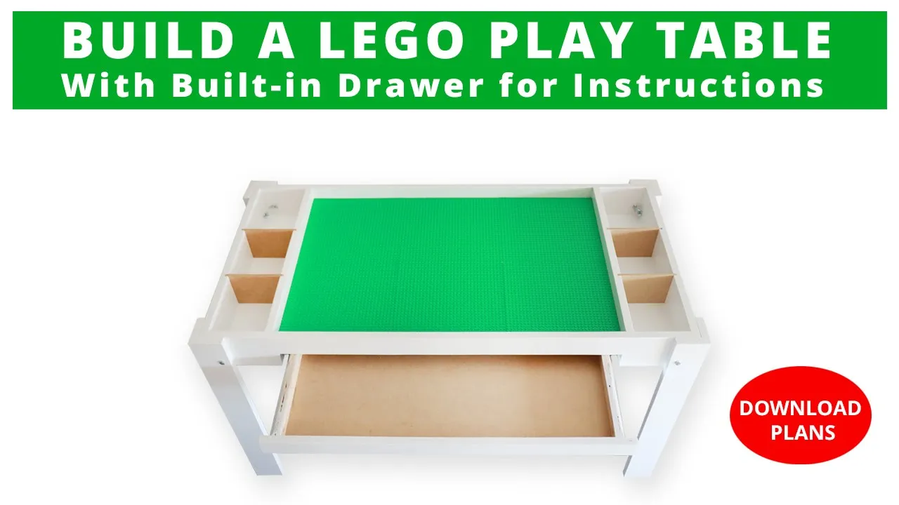 Lego Table With Storage. 