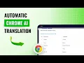 Polylang Translate Website Automatically via Chrome built-in AI