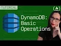 DynamoDB Tutorial Basic Operations