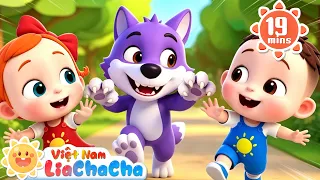 Sói xám đã trở lại | Trò chơi vui nhộn của Lia và Chacha | LiaChaCha - Ca Nhạc Thiếu Nhi Việt Nam