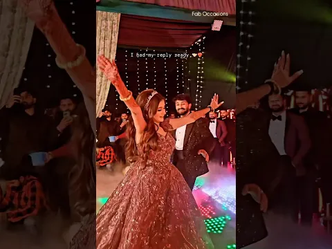 Bride Gave The Perfect Reply To Groom’s Attitude | Sangeet Night | Couple Goals | Wedding Fun | BFF