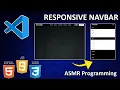 ASMR Programming - Responsive Navbar