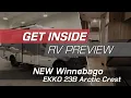 Get Inside RV New Winnebago EKKO 23B Arctic Crest Class C Motorhome LichtsinnRV com