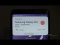 Samsung Galaxy A8+ Over the Horizon Incoming call