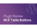 How to Add HTML Table Buttons in TinyMCE - WordPress Plugin Review