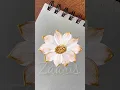 Easiest flower painting using acrylic