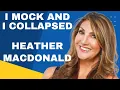 Before and After Comedian Heather MacDonald Collapses After Mocking
