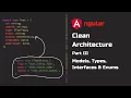 Angular Clean Architecture Part 3 Models Types Interfaces Enums